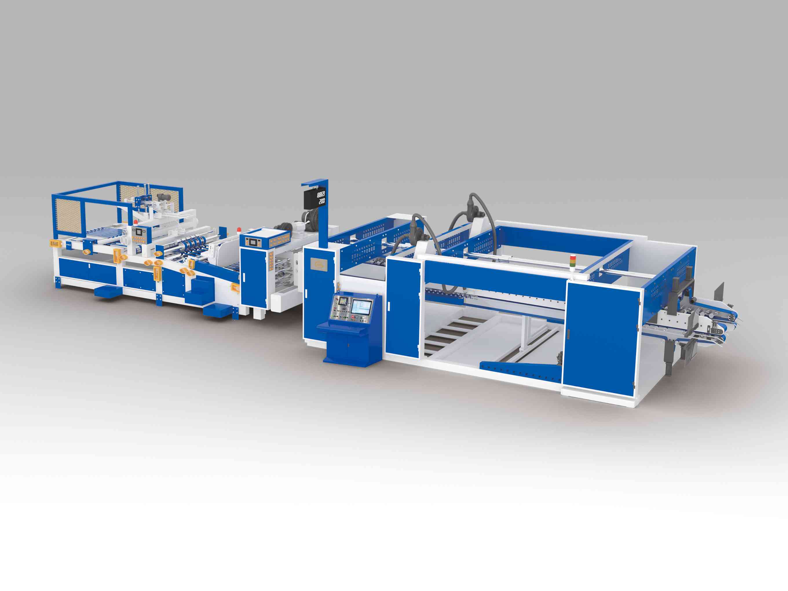 Flexo Printer Slotter Die Cutter Machines